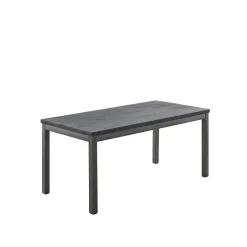 Sale Kindertafel Tratto 110x55 cm rechthoekig mango zwart Woonseries|Bijzettafel