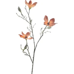 Discount Kunstbloem Varenzo magnolia oranje Kunstbloemen