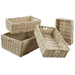 Outlet Mand Cestelli rechthoek XL naturel Opbergen