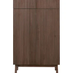 New Opbergkast Arrosto eikenhout 148x90x45 cm Dark Roast Woonseries|Opbergkast