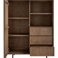 Online Opbergkast Calvo 143x115x045 cm bruin Woonseries|Opbergkast