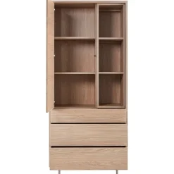 Sale Opbergkast Famosa bruin 187x83x45 cm Woonseries|Opbergkast