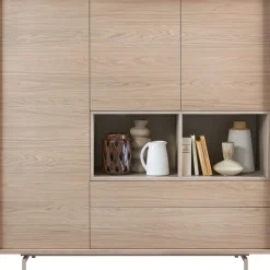 Online Opbergkast Famosa bruin 150x150x45 cm Woonseries|Opbergkast