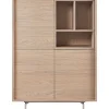 Sale Opbergkast Famosa bruin 136x102x45 cm Woonseries|Opbergkast