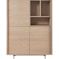 Sale Opbergkast Famosa bruin 136x102x45 cm Woonseries|Opbergkast