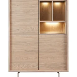 Sale Opbergkast Famosa bruin 136x102x45 cm Woonseries|Opbergkast