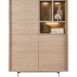Sale Opbergkast Famosa bruin 136x102x45 cm Woonseries|Opbergkast