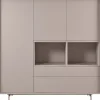 Discount Opbergkast Famosa grijs 150x150x45 cm Woonseries|Opbergkast