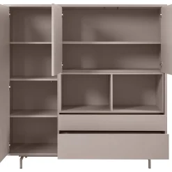 Discount Opbergkast Famosa grijs 150x150x45 cm Woonseries|Opbergkast
