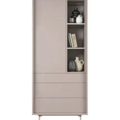 Opbergkast Famosa grijs 187x83x45 cm Woonseries|Opbergkast