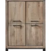 Discount Opbergkast Hevano (102 Cm) eikenhout moose Woonseries|Opbergkast