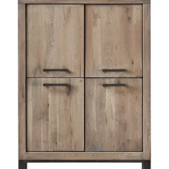 Discount Opbergkast Hevano (102 Cm) eikenhout moose Woonseries|Opbergkast