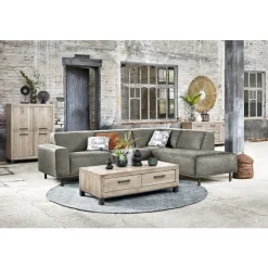 Discount Opbergkast Hevano (102 Cm) eikenhout moose Woonseries|Opbergkast