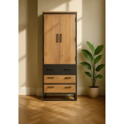 Outlet Opbergkast Mesola (76 Cm) mango natural Woonseries|Opbergkast