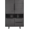 Clearance Opbergkast Nero (150 cm) noir decor Woonseries|Opbergkast