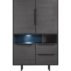 Clearance Opbergkast Nero (150 cm) noir decor Woonseries|Opbergkast