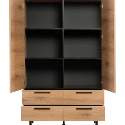 New Opbergkast Paranno 177x110x42 cm bruin Woonseries|Opbergkast
