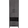 Clearance Opbergkast Piastra 64 cm zwart hoog Woonseries|Opbergkast