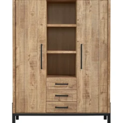 Clearance Opbergkast Ricardi (132 Cm) mango decor Woonseries|Opbergkast