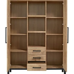 Clearance Opbergkast Ricardi (132 Cm) mango decor Woonseries|Opbergkast