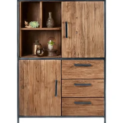 Online Opbergkast Romaro (98 Cm) teak mix Woonseries|Opbergkast