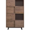 Outlet Opbergkast Spazzare laag (100 Cm) dark mango Woonseries|Opbergkast