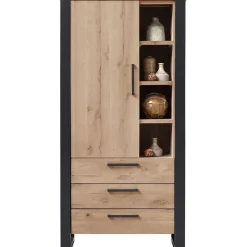 New Opbergkast Verato (100 Cm) naturel grey Woonseries|Opbergkast