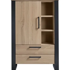 Outlet Opbergkast Verato (100 Cm) naturel grey Woonseries|Opbergkast