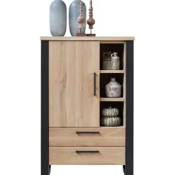 Outlet Opbergkast Verato (100 Cm) naturel grey Woonseries|Opbergkast