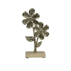 Discount Ornament Toricella bloem astra L goud Decoratie Beelden