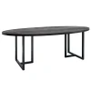 Sale Ovale eettafel Vinito 230x110 eikenfineer zwart Woonseries|Eettafel