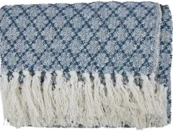 Hot Plaid Faicchio blauw Plaids|Sierkussens