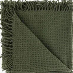 Best Plaid Siziana 150x200cm groen Plaids|Sierkussens