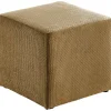 Best Poef Roby 40x40 cm okergeel vierkant Poefs En Krukjes