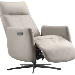Clearance Relaxfauteuil Lanciare elektrisch lichtgrijs Relaxfauteuil