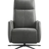 Outlet Relaxfauteuil Lanciare elektrisch antraciet Relaxfauteuil