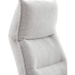 Outlet Relaxfauteuil Livo handmatig verstelbaar lichtgrijs Relaxfauteuil