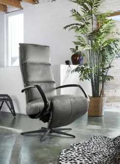 Online Relaxfauteuil Moio verstelbare rug en voetensteun Elektrische Fauteuil|Relaxfauteuil