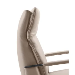 Hot Relaxfauteuil Seduto elektrisch leder beige Relaxfauteuil