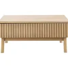 Salontafel Arrosto eikenhout 90x90 cm vierkant light roast Woonseries|Salontafel