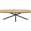 Clearance Salontafel Aska teakhout 70x140 cm Deens ovaal naturel brushed Woonseries|Salontafel