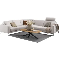 Clearance Salontafel Aska teakhout 70x140 cm Deens ovaal naturel brushed Woonseries|Salontafel