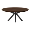Online Salontafel Belvio 90 cm rond dark oak Woonseries|Salontafel
