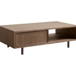 Discount Salontafel Calvo bruin 123x64 cm rechthoekig Woonseries|Salontafel