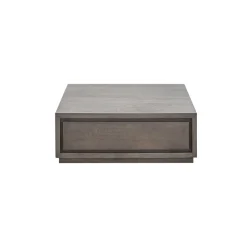Online Salontafel Lavio eikenhout 86x86 cm vierkant grafiet Salontafel|Woonseries