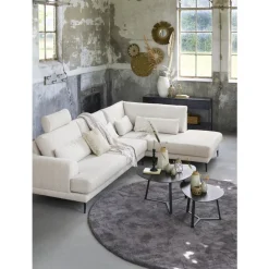 Discount Salontafel Lineto 64x80 cm organisch zwart keramiek Woonseries|Salontafel