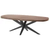 Salontafel Mascaro 135x67 cm Deens ovaal dark mango Woonseries|Salontafel