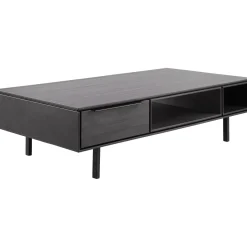 Clearance Salontafel Nero 67x135 cm rond noir Woonseries|Salontafel
