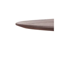 Hot Salontafel Tavolo eikenhout 70x70 cm organisch donkerbruin Woonseries|Salontafel