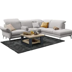 Hot Salontafel Verato eikenhout 70x70 cm vierkant naturel grey Woonseries|Salontafel